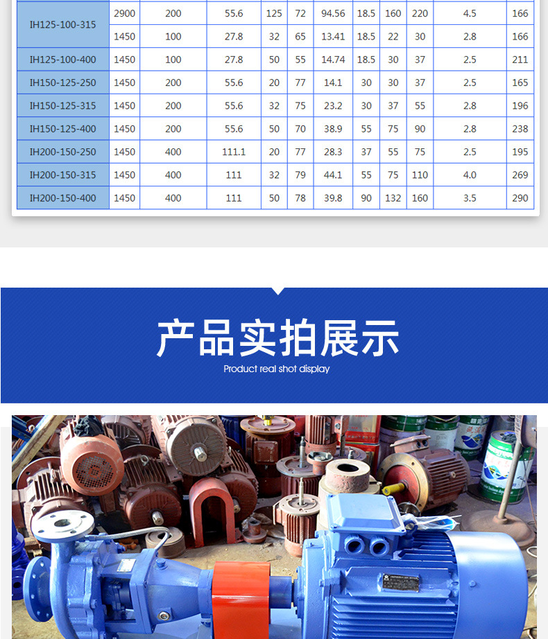 进口玻璃钢离心泵 化工盐酸泵 耐腐蚀玻璃钢泵(图10)