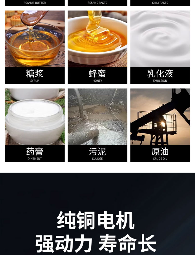 进口卫生级316不锈钢G型单螺杆泵G40-1食品输送泵变频调速自吸污泥泵(图4)