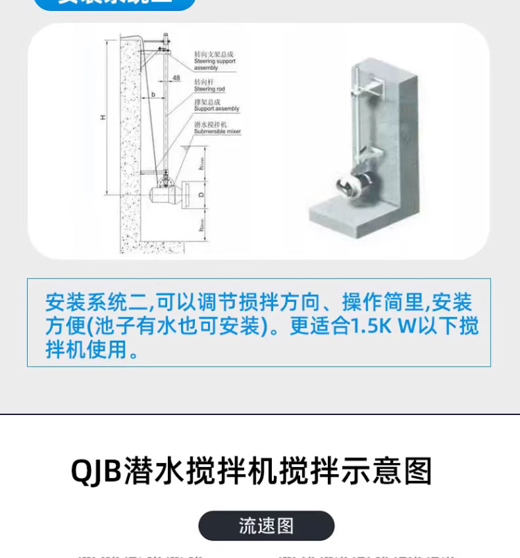 进口潜水搅拌机污水搅拌器废水处理不锈钢水泵耐高温(图7)