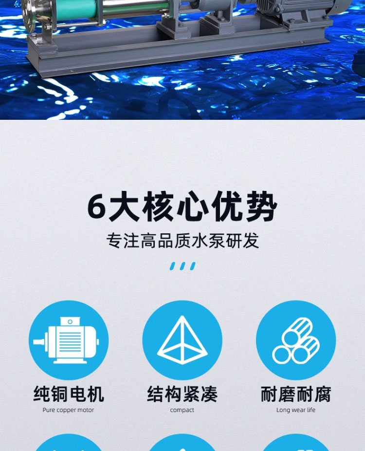 进口不锈钢单螺杆泵G25浓浆加药泵泥浆泵自吸污泥输送耐腐蚀螺旋泵(图2)