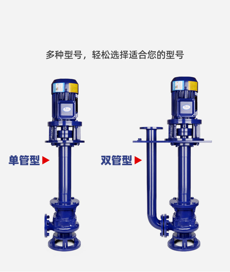 进口立式长轴液下泵防爆耐腐蚀铸铁不锈钢排污泵无堵塞液下污水泵(图8)