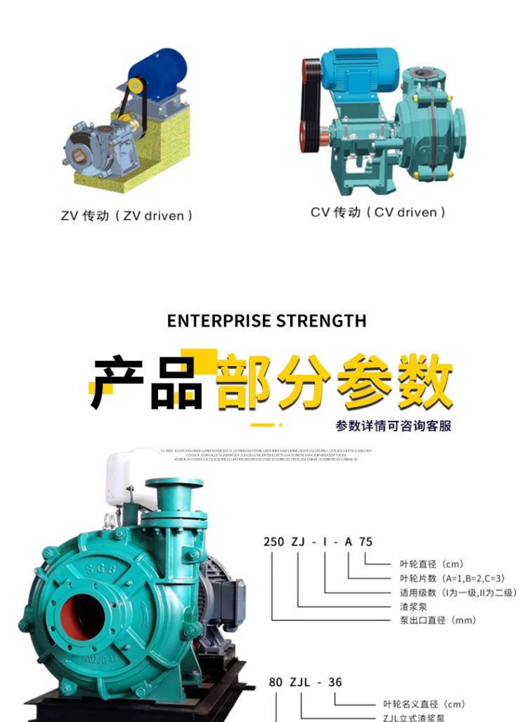 进口矿用水泵抽泥浆卧式沙泵制砂机车载式吸沙泵150-150ah渣浆泵25kw(图15)