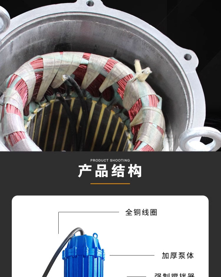 进口吸沙机清淤泥泵大功率抽沙泵合金密封潜水渣浆泵大型螺杆吸砂污泥(图8)