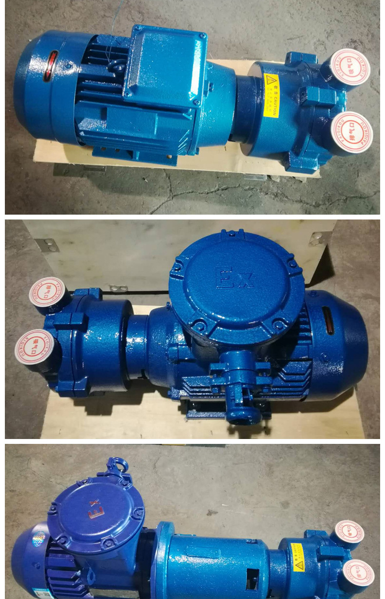 进口水环式真空泵 液环式真空泵高真空度电动真空泵(图9)