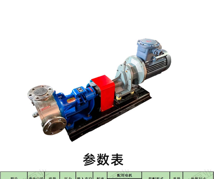 进口高粘度转子泵内啮合齿轮泵沥青输送泵电动泵乳胶输送泵(图4)