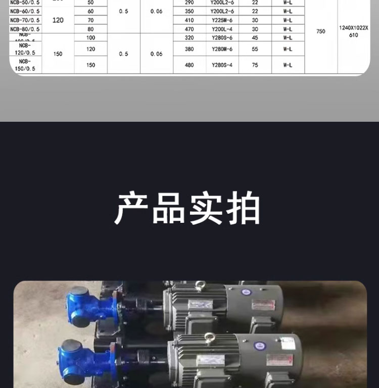 进口高粘度转子泵食品级304不锈钢蜂蜜电动自吸泵泵头化工泵齿轮泵(图9)