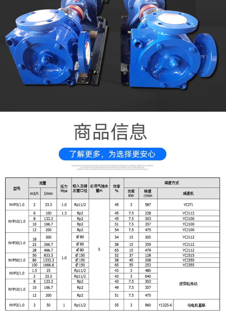 进口转子泵高粘度自吸泵沥青保温泵防水材料树脂输送泵白乳胶稠油(图5)