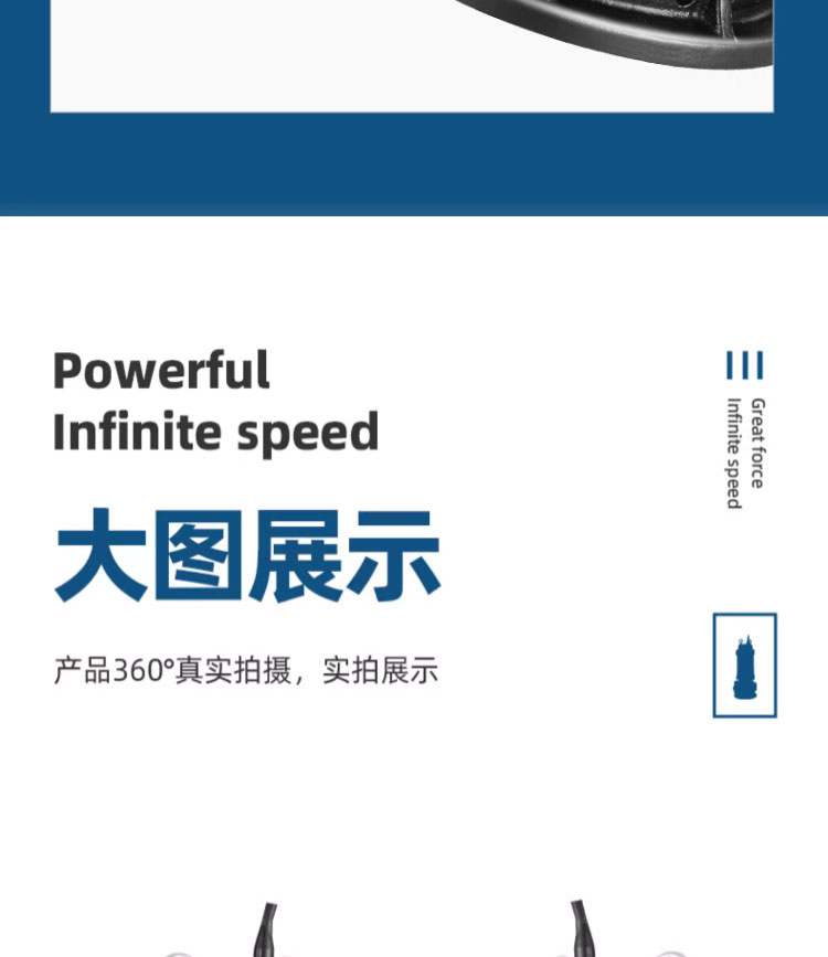 进口高杨程污水泵三相380v高压潜水泵高压工程泵排污水泵抽水(图17)