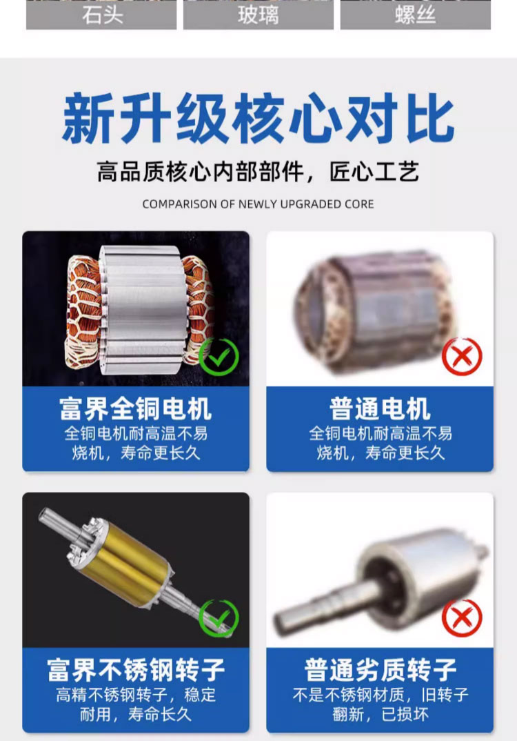 进口切割式污水泵220v抽粪泥浆排污泵小型家用潜水泵化粪池抽水泵(图9)