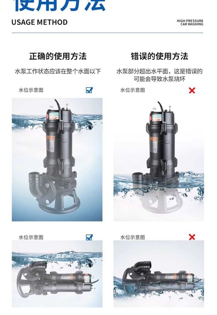 进口污水泵220v家用排污抽粪泥浆养殖场小型切割式不锈钢自吸抽水泵(图18)