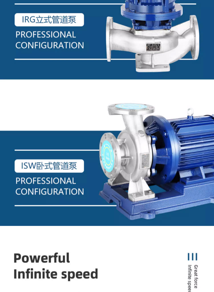 进口不锈钢管道泵离心水泵立式_卧式304_316循环增压水泵耐腐蚀(图4)