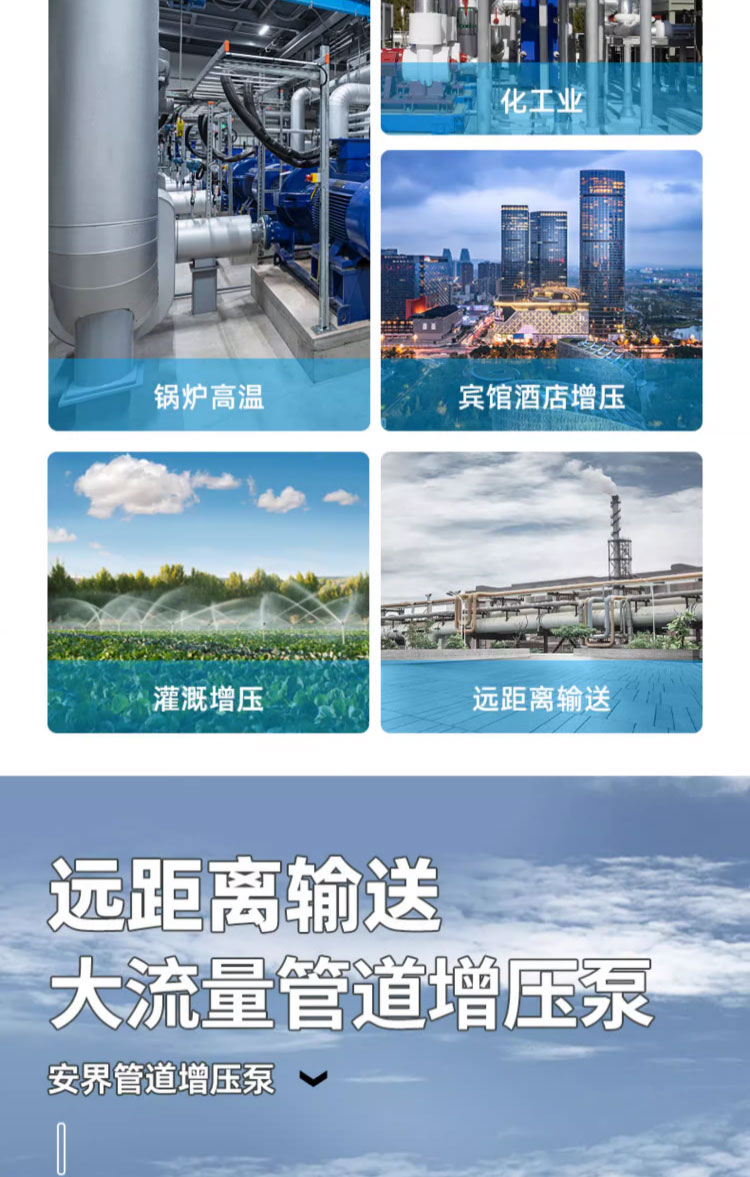 进口卧式管道泵380V离心泵消防泵热水循环泵冷却塔加压水泵增压泵(图8)