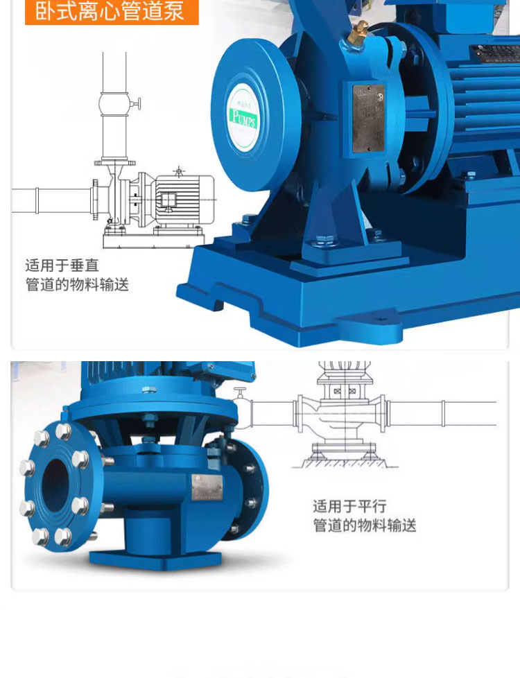 进口丝口立式管道离心泵220v增压泵家用冷热水锅炉暖气循环泵(图25)