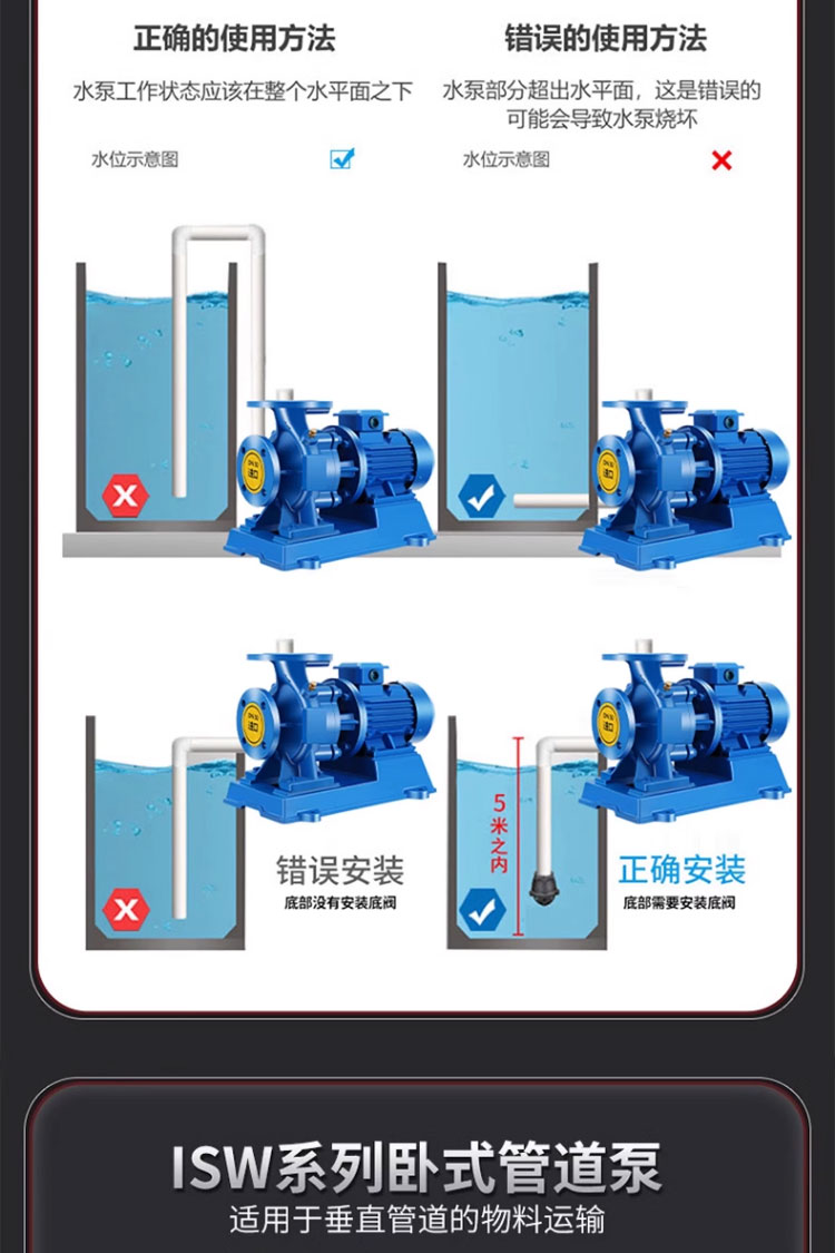 进口不锈钢立式耐高温管道泵热水循环增压泵防爆锅炉供水管道加压泵(图16)