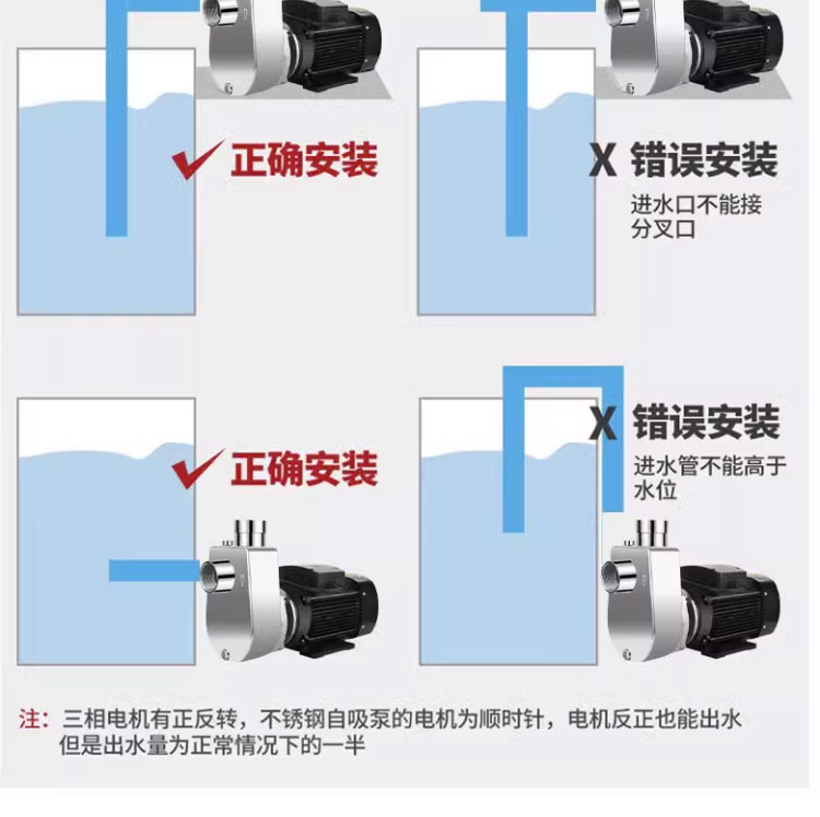 进口不锈钢自吸泵防爆316L耐酸碱腐蚀耐高温抽酒食品级化工离心泵(图24)