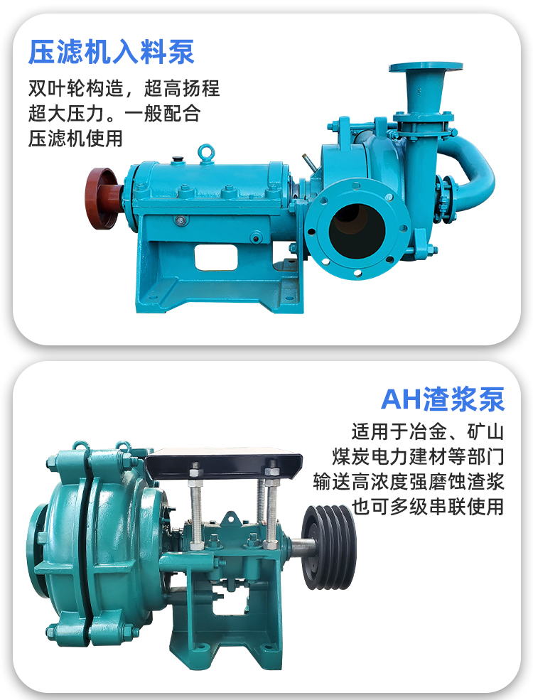 进口ZJ卧式渣浆泵抽沙泵吸砂泵泥浆泵高扬程高铬耐磨压滤机入料泵6寸(图11)