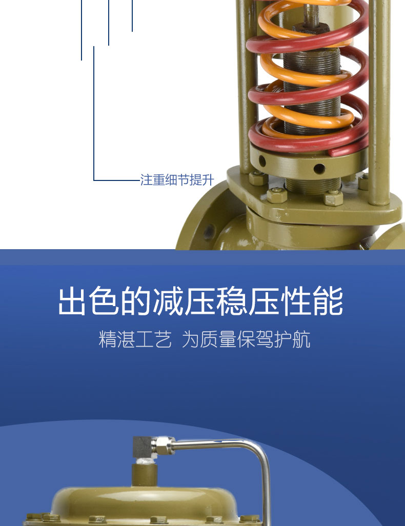 进口氮气空气蒸汽自力式压力调节阀减压稳压阀(图6)