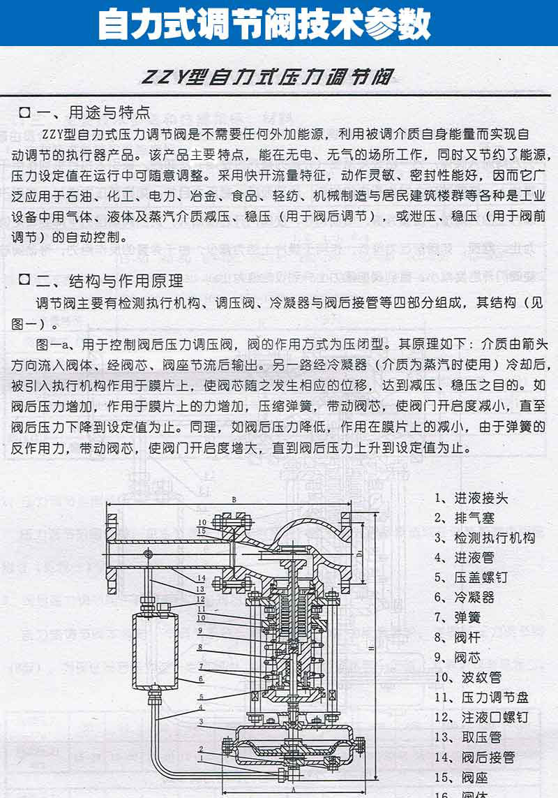 进口氮气空气蒸汽自力式压力调节阀减压稳压阀(图12)