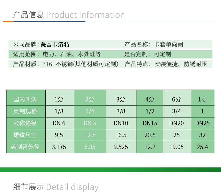 进口卡套单向阀(图4)