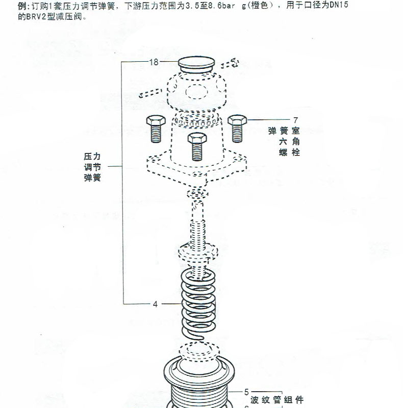 进口直接作用式可调式内螺纹蒸汽减压阀(图22)