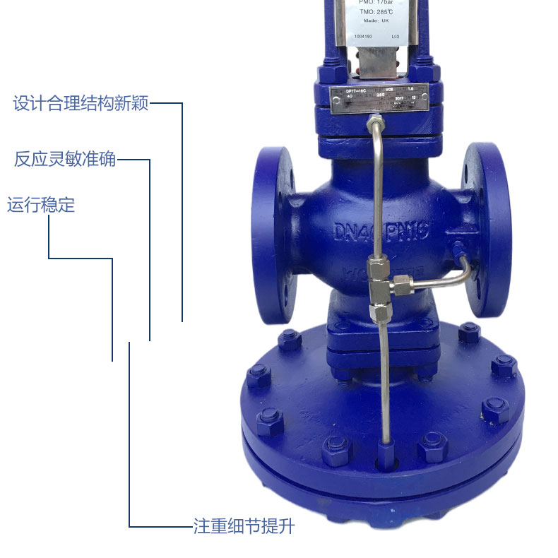 进口导阀型先导式膜片薄膜式高灵敏度蒸汽减压阀调压阀(图7)