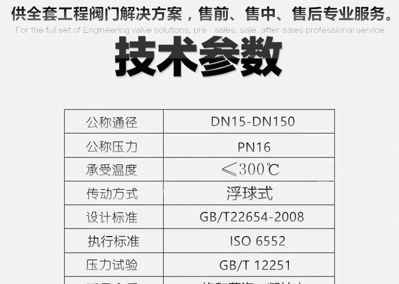 进口自动排水阀ANSI美标法兰自由浮球式疏水阀_器(图2)