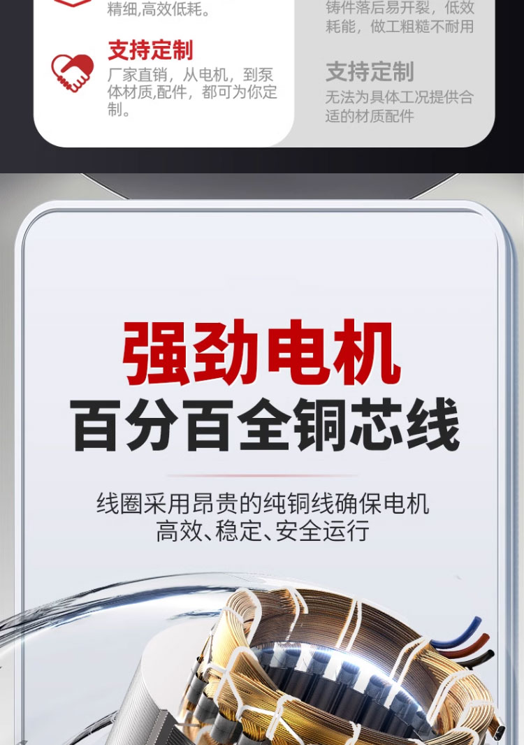 进口防爆管道离心泵304不锈钢316立式循环泵卧式增压泵380v耐酸碱腐蚀(图7)